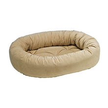 Load image into Gallery viewer, Bowsers Almond Microvelvet Donut Bed