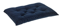 Load image into Gallery viewer, Bowsers Navy Microvelvet Tufted Cushion