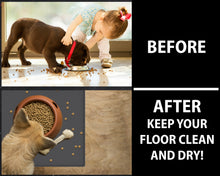 Load image into Gallery viewer, Southpaw Waterproof Pet Feeding Mat 23" x 15" - Anti-Slip Water Bowl Mat with Raised Edges to Prevent Spills