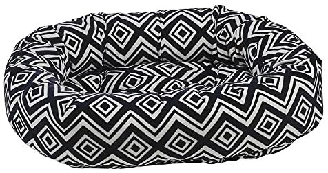 Bowsers Donut Bed Azure Diamond Microvelvet