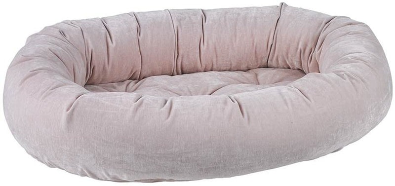 Bowsers Blush Diamond Microvelvet Donut Bed