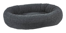 Load image into Gallery viewer, Bowsers Grey Sheep Skin Donut Bed
