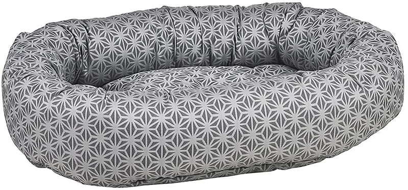 Bowsers Mercury Diamond Jacquard Donut Bed