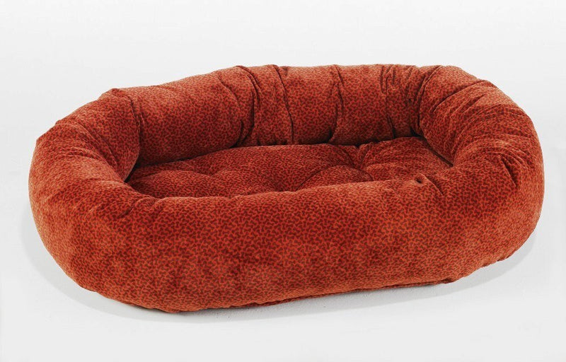 Bowsers Cherry Bones Diamond Microvelvet Donut Bed