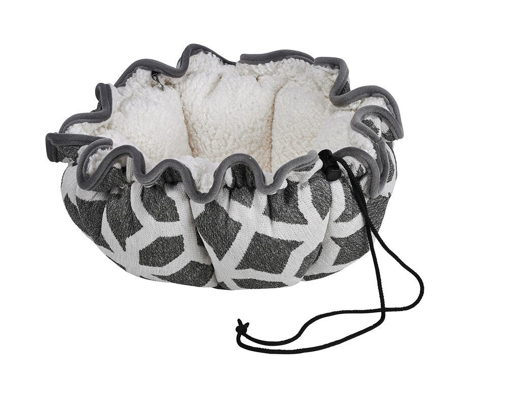 Bowsers Palazzo Chenille (Ivory Sheepskin Inner, Dusk Trim) Buttercup Bed