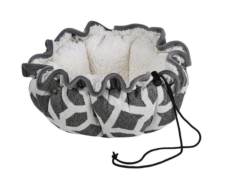 Bowsers Palazzo Chenille (Ivory Sheepskin Inner, Dusk Trim) Buttercup Bed