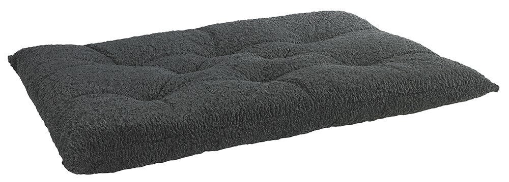 Bowsers Grey Sheepskin Couture Faux Tufted Cushion