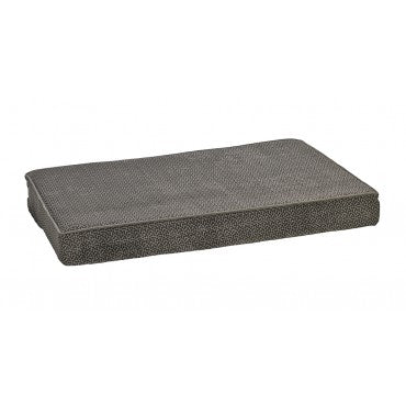 Bowsers Pewter Bones Microvelvet Isotonic Memory Foam Mattress